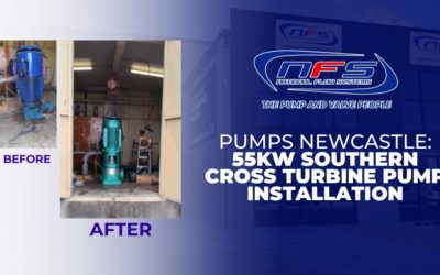 Pumps Newcastle: 55kW Southern Cross Turbine Pump Installation